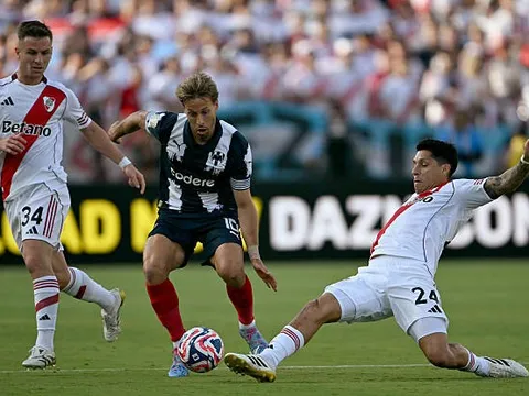 River Plate và Monterrey chia điểm trong cơn mưa thẻ tại Club World Cup