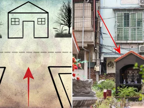 Làm quần quật quanh năm vẫn túng thiếu, xem ngay cửa nhà có nhìn thẳng ra 4 hướng này không