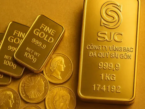 Bảng giá vàng 9999 24K 18K SJC DOJI PNJ hôm nay 23/6/2025