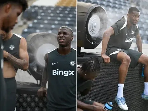 Chelsea sử dụng quạt khổng lồ để đối phó với điều kiện thời tiết cực đoan tại Club World Cup