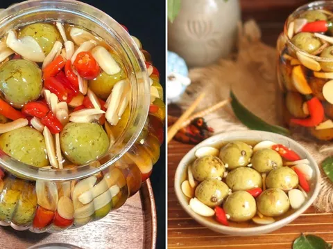 Mẹo làm sấu ngâm mắm để lâu không nổi váng, quả nào cũng đậm đà, giòn ngon