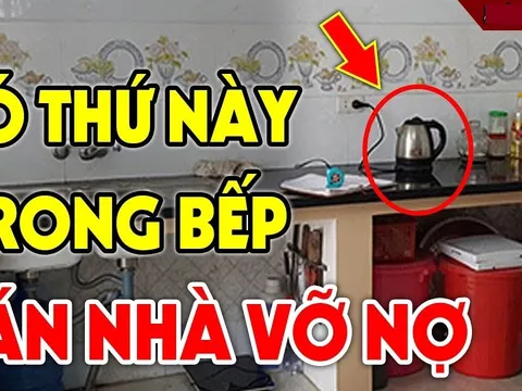 Trong bếp đặt 3 thứ này: Gia chủ nghèo không ngóc đầu lên được, đó là gì?
