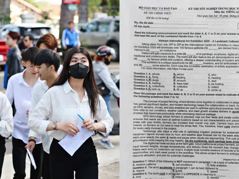 Chi tiết Đáp án đề thi môn Tiếng Anh tốt nghiệp THPT 2025 tất cả các mã đề
