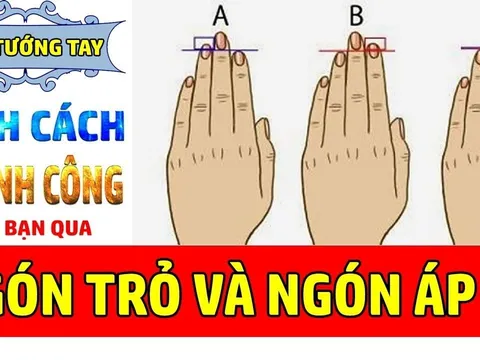 Nhìn độ dài ngón trỏ biết tương lai bạn thành đại gia hay nô tì mãi mãi