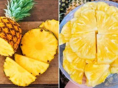 Ngâm dứa với thứ này, dứa ngọt đậm hơn, ăn không bị rát lưỡi