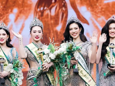 Sinh viên năm nhất đến từ Hải Phòng đăng quang Hoa hậu Trái đất Việt Nam 2025