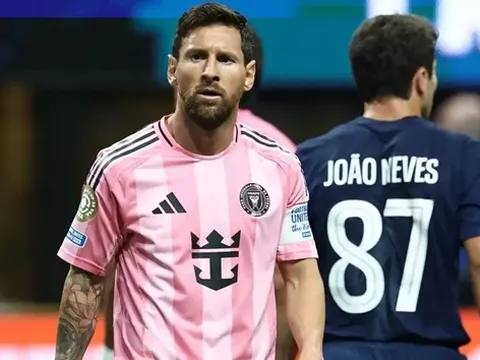 Bị chế nhạo, suýt choảng đồng đội cũ: Messi bất lực trong ngày PSG 'nghiền nát' Inter Miami