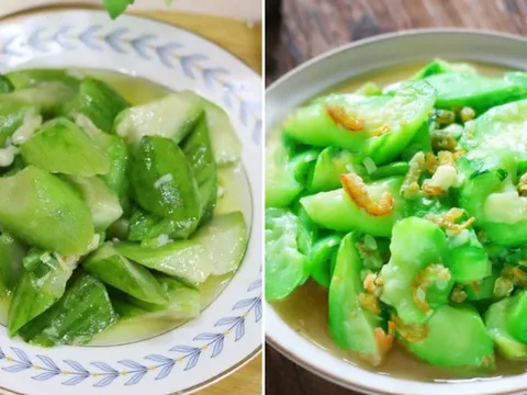 Mẹo xào mướp không bị thâm đen, chảy nước: Muốn mướp xanh mướt, làm đúng bước này là thành công