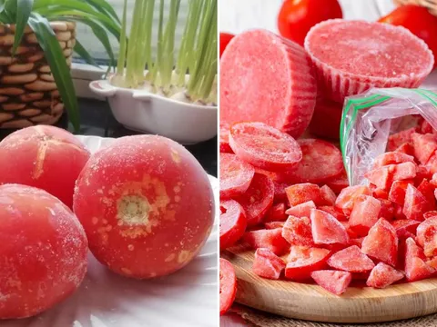 Cà chua mua về đừng cất tủ lạnh ngay, làm theo cách này, để cả năm vẫn tươi ngon
