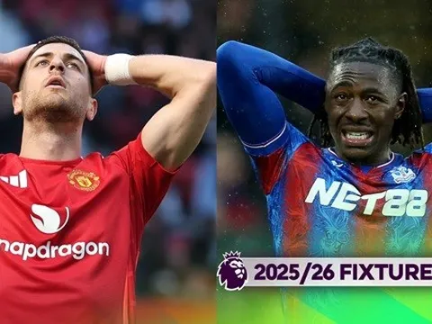 Man United nằm trong số những đội có lịch đấu 10 trận đầu mùa khó khăn nhất