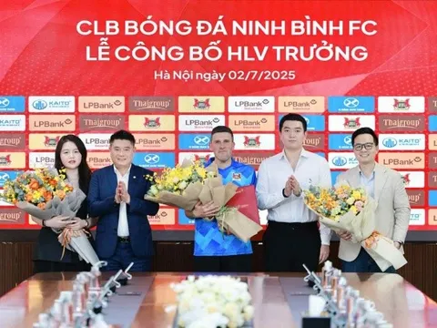 Ninh Bình công bố HLV Gerard Albadalejo và dàn trợ lý ở mùa giải mới