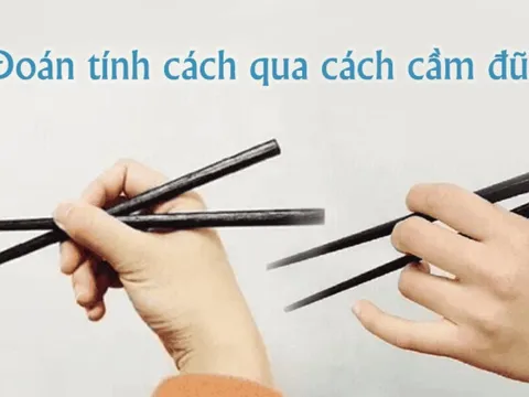 Bạn cầm đũa như thế nào? Hãy xem đoán tính cách qua cách cầm đũa dưới đây