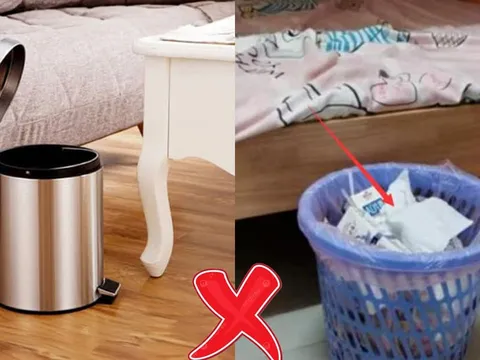 Đặt thùng rác ở vị trí này hút tài lộc: Giàu nứt vách