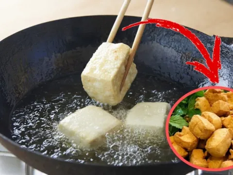Rán đậu đừng thả ngay vào chảo: Thêm 1 bước đậu vàng giòn, không dính chảo