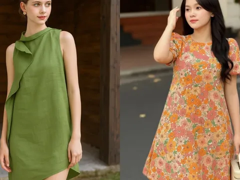 Thả dáng nhẹ nhàng ngày nắng cùng váy suông mát nhẹ: Bí quyết mặc đẹp cho nàng bận rộn