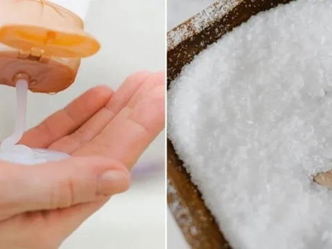 Trộn muối trắng với dầu gội: Tóc mọc như mạ non, giảm gẫy rụng, nấm gàu cả nam và nữ đều thích