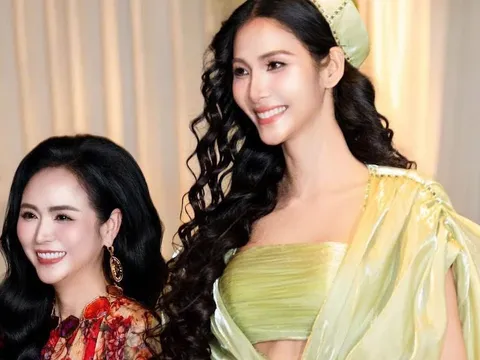 Hoàng Thùy chiếm spotlight với cú xoay váy đỉnh cao trong show diễn của NTK Thanh Hương Bùi