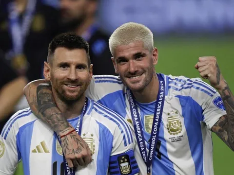 Inter Miami mang "vệ sĩ" Rodrigo De Paul về cho Messi