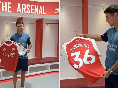 Trước Zubimendi, những ai đã mặc áo số 36 tại Arsenal?