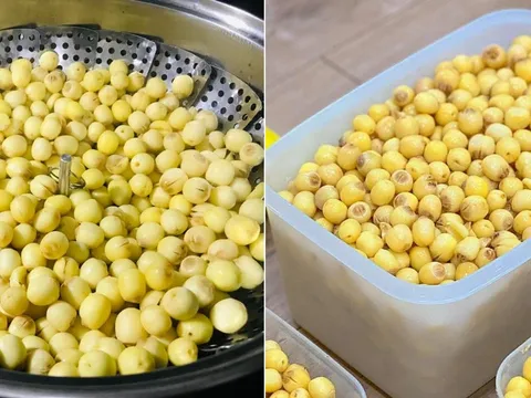 Mẹo bảo quản hạt sen cả năm vẫn tươi ngon, vàng óng, không bị sượng
