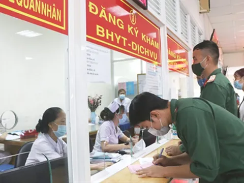Quy định mức hưởng bảo hiểm y tế trong quân đội