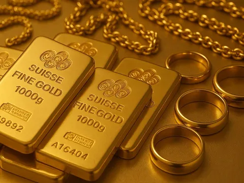 Bảng giá vàng 9999 24K 18K SJC DOJI PNJ hôm nay 12/7/2025