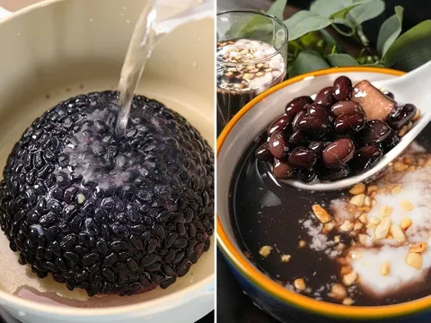 Nấu chè đậu đen, chè đậu đỏ, làm thêm bước này, hạt đậu nhanh bở bùi, không cần nồi áp suất