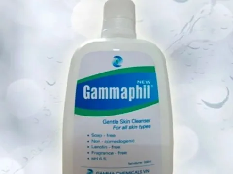 Thu hồi lô sữa rửa mặt Gammaphil 125ml do chứa chất không có trong công bố