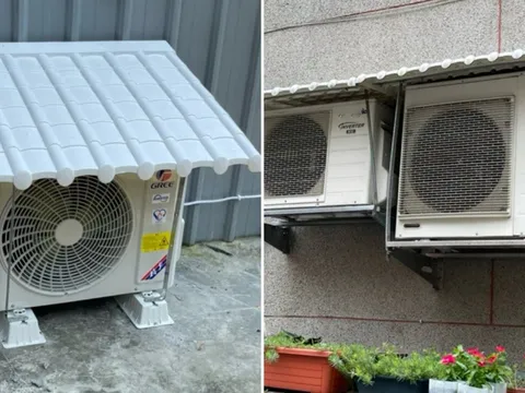 Trời mưa to gió lớn, cục nóng điều hòa lắp bên ngoài có cần che chắn? Thợ lâu năm tiết lộ