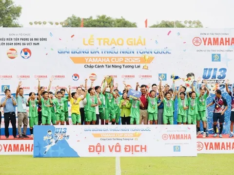 Hạ SLNA ở loạt luân lưu, U13 Nam Định lần đầu vô địch Giải U13 Quốc gia
