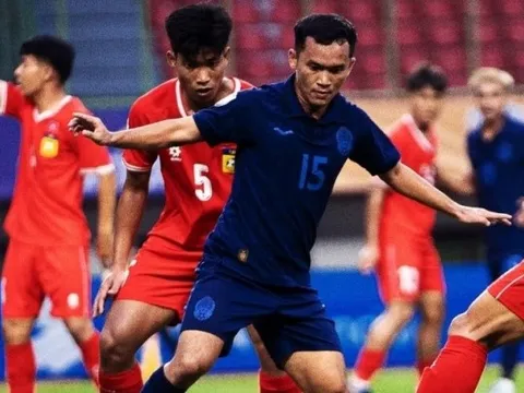 Thế trận giằng co, U23 Campuchia chia điểm với U23 Lào