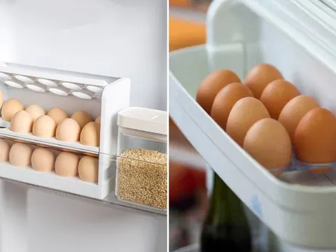 Người thông minh không để trứng ở cánh cửa tủ lạnh: Đây mới là vị trí tốt nhất trong tủ để bảo quản trứng