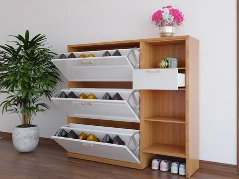 5 nguyên tắc phong thủy khi đặt tủ giày giúp gia đạo bình an, sự nghiệp hanh thông