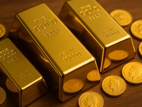 Bảng giá vàng 9999 24K 18K SJC DOJI PNJ hôm nay 17/7/2025