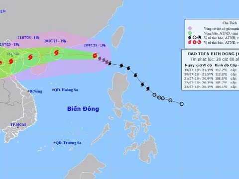Tin mới nhất: Bão số 3 - bão Wipha mạnh như thế nào? Dự báo thời điểm bão đổ bộ vào đất liền