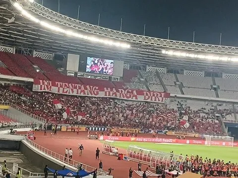 Khung cảnh khác biệt trong trận U23 Indonesia đối đầu Malaysia