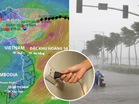 Các thiết bị điện trong nhà cần rút phích cắm trước và trong bão số 3, đảm bảo an toàn cho gia đình