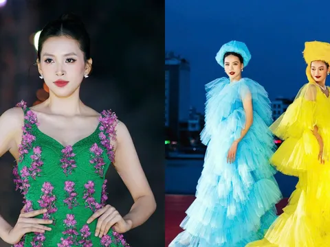 Tiểu Vy vedette, Quỳnh Anh – Bùi Quỳnh Hoa first face tỏa sáng Cruise: Khi ký ức phố thị giao thoa hiện đại