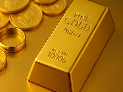 Bảng giá vàng 9999 24K 18K SJC DOJI PNJ hôm nay 22/7/2025