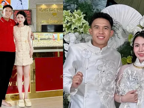 Cầu thủ U23 Việt Nam bí mật cưới cô chủ tiệm vàng: Tình yêu từ năm 17 tuổi cùng cái kết viên mãn