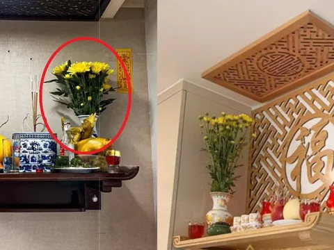 Vì sao trên bàn thờ, không được đặt bình hoa ở bên phải?