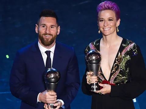 Megan Rapinoe "vừa buồn vừa giận" Messi và Ronaldo