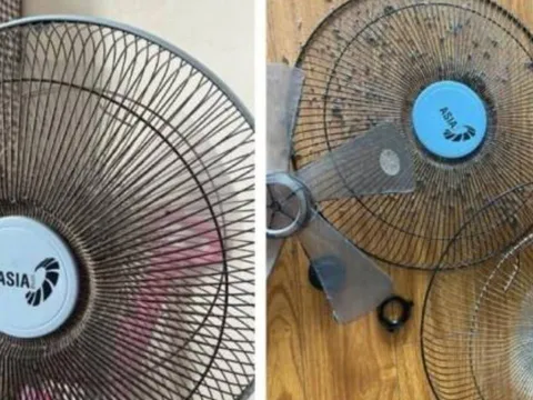 Mẹo vệ sinh quạt sạch bong chỉ trong 1 phút, không cần tháo lắp, ai cũng làm được