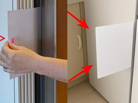 Đặt một tờ giấy A4 vào khe tủ lạnh, công dụng bất ngờ