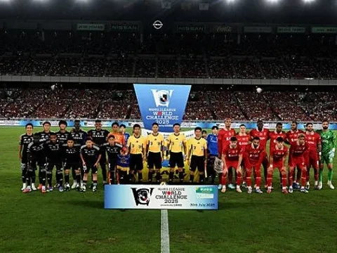 Trận giao hữu Yokohama – Liverpool xác lập kỷ lục người xem tại J.League