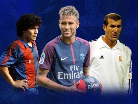 Neymar vượt Zidane: Giữ kỷ lục cầu thủ đắt giá hàng đầu lâu nhất lịch sử bóng đá