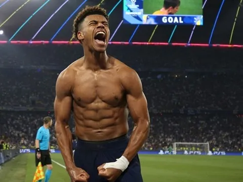 Desire Doue công khai 'khiêu chiến' Lamine Yamal của Barcelona