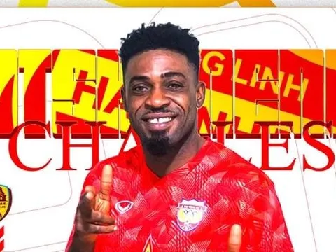 Hồng Lĩnh Hà Tĩnh ký hợp đồng với cựu tuyển thủ Nigeria, Atshimene