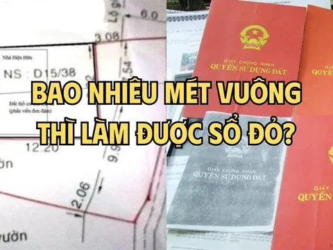 Đất thổ cư bao nhiêu mét vuông thì được tách Sổ đỏ?