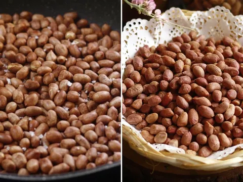 Mẹo rang lạc giòn lâu: Làm thêm 1 bước, lạc để lâu không ỉu, không hôi